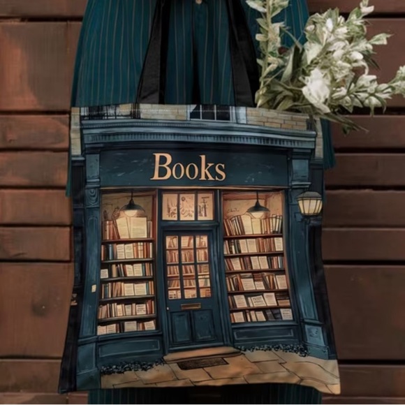 Handbags - Book Lovers Bookstore Print Tote Bag New